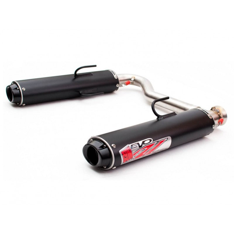 EVO U Dual Slip On Muffler - Arctic Cat Prowler 1000 XTZ H2 EFI