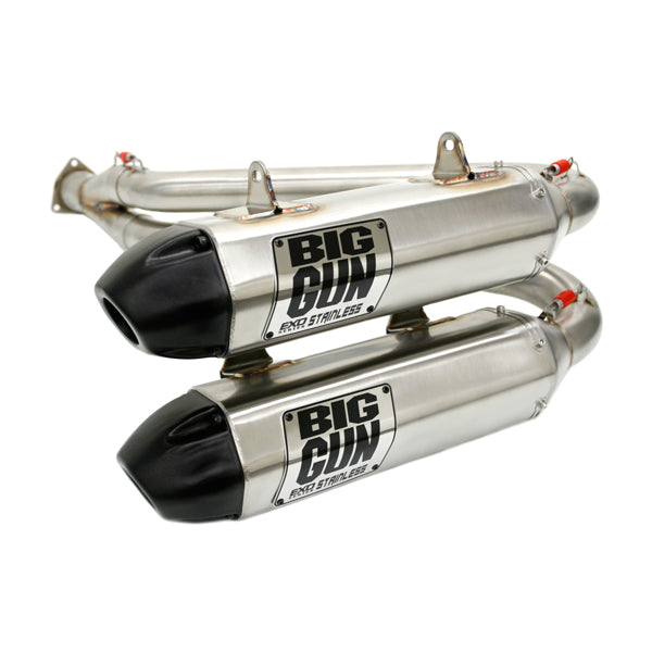 EXO Stainless Dual Slip On Muffler - Kawasaki Teryx 4 800 (14-23