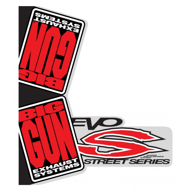 小物 soundsports Sticker Muffler Sticker - EVO S Muffler Wrap Decal – biggunexhaust