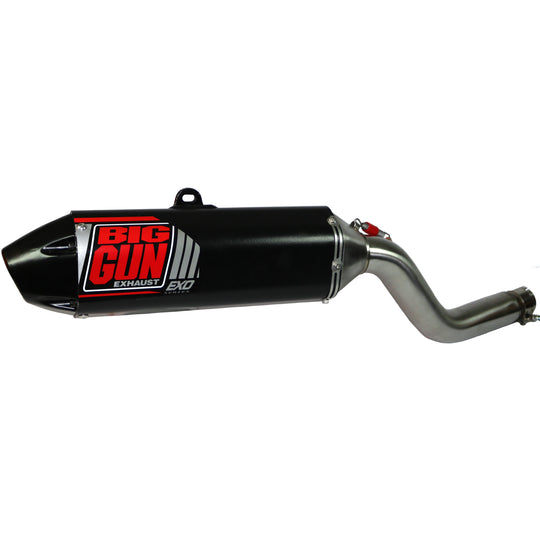 EXO Slip On Muffler - Kawasaki KLR 650 (90-22) * BLACK OUT EDITION *