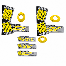 Load image into Gallery viewer, Big Gun EVO decal and end tip kit in Yellow