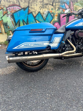 Load image into Gallery viewer, 2017–2025 Harley M8 Bagger with Stealth Pipes stainless exhaust system – American-made performance upgrade