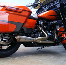Load image into Gallery viewer, 2017–2025 Harley M8 Bagger with Stealth Pipes stainless exhaust system – American-made performance upgrade