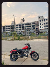 Load image into Gallery viewer, Stealth Pipes Harley Sportster exhaust options – raw stainless and polished finishes available