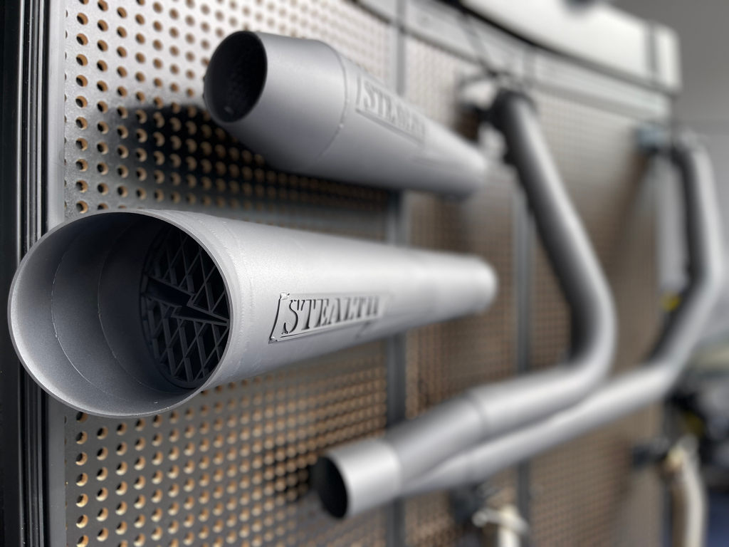 Harley Dyna exhaust 2006–2017 by Stealth Pipes – American-made stainless performance upgrade