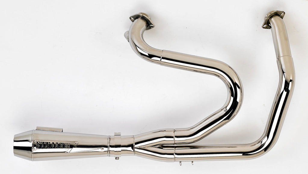 2004–2022 Harley Sportster fitted with Stealth Pipes exhaust system – stainless muffler upgrade