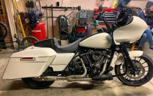 Load image into Gallery viewer, 2017–2025 Harley M8 Bagger with Stealth Pipes stainless exhaust system – American-made performance upgrade