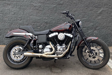 Load image into Gallery viewer, 1996–2005 Harley Dyna with Stealth Pipes exhaust system installed – stainless muffler upgrade