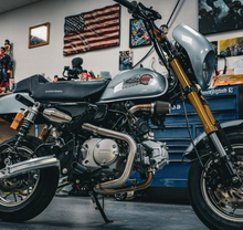 Load image into Gallery viewer, Stealth x Kruesi Originals Monkey exhaust – American-made stainless muffler upgrade for Honda Monkey