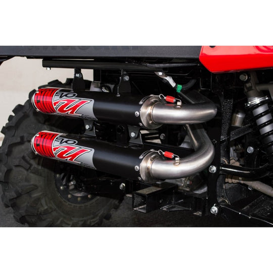 EVO U Dual Slip On Muffler - Kawasaki Teryx 4 800 (14-23)