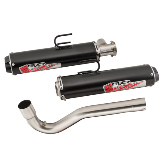 EVO U Dual Slip On Muffler - Polaris Scrambler XP 1000 (14-19)