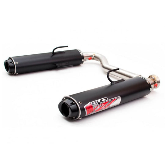 EVO U Dual Slip On Muffler - Arctic Cat Prowler 1000 XTZ H2 EFI (09-14)
