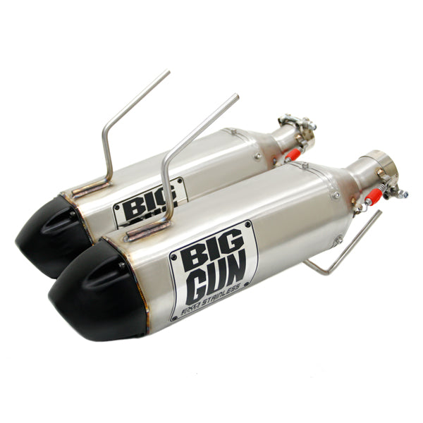 EXO Stainless Dual Slip On Muffler - Can Am Maverick Turbo X DS  / MAX X DS (15-16)