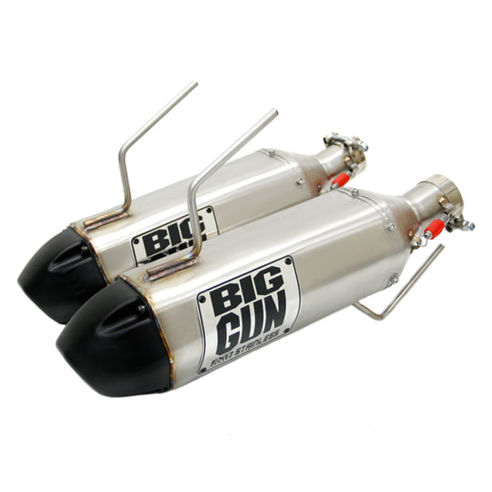 EXO Stainless Dual Slip On Muffler - Can Am Maverick 1000 / XMR / MAX (13-18)