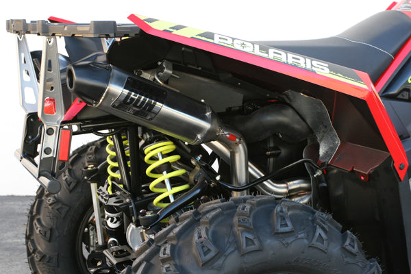 EXO Stainless Dual Full Exhaust System - Polaris Scrambler XP 1000
