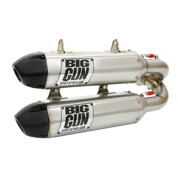 EXO Stainless Dual Slip On Muffler - Polaris RZR XP 4 1000 (2014)