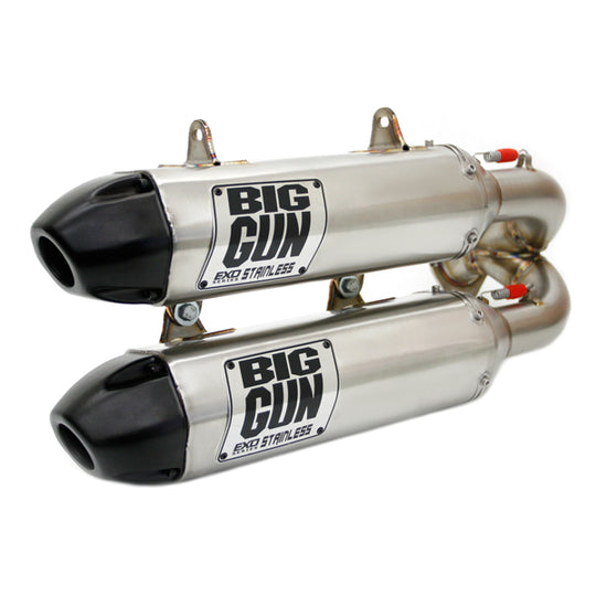 EXO Stainless Dual Slip On Muffler - Polaris RZR XP 1000 / RZR 4 XP 1000 / HL (15-23)