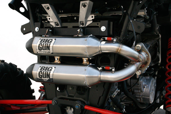 EXO Stainless Dual Slip On Muffler - Polaris RZR RS1 (18-22)