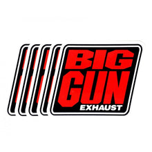 Load image into Gallery viewer, Gear - Big Gun Exhaust Logo Decal - 5 Pack (4.25&quot; x 4.25&quot;)