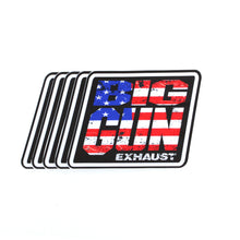 Load image into Gallery viewer, Gear - American Flag Big Gun Exhaust Logo Decal - 5 Pack (4.25&quot; x 4.25&quot;)