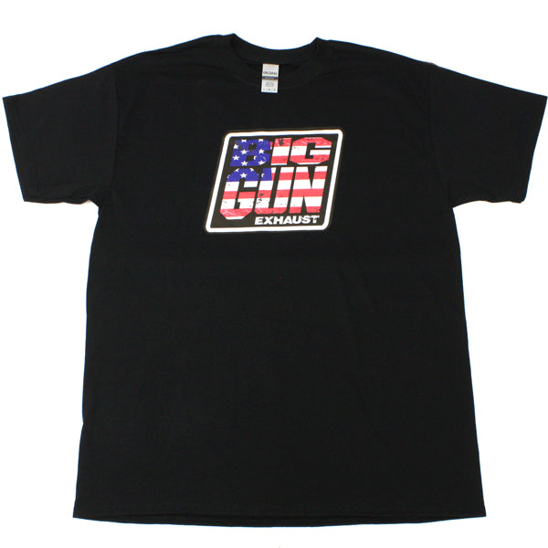 Gear - American Flag Logo T-Shirt - Black