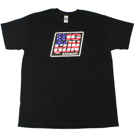Gear - American Flag Logo T-Shirt - Black