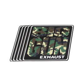 Gear - Camo Big Gun Exhaust Logo Decal - 5 Pack (4.25