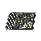 Gear - Camo Big Gun Exhaust Logo Decal - 5 Pack (4.25
