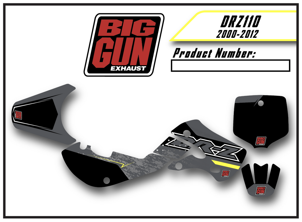 Graphics Kit - Suzuki DRZ 110 (2000-2012)