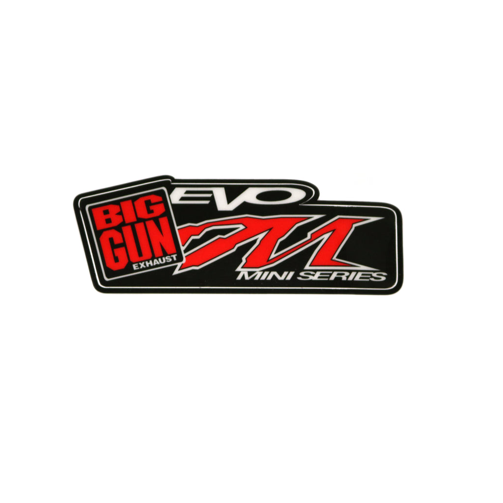 Sticker - EVO M Muffler Decal (Black-Out)