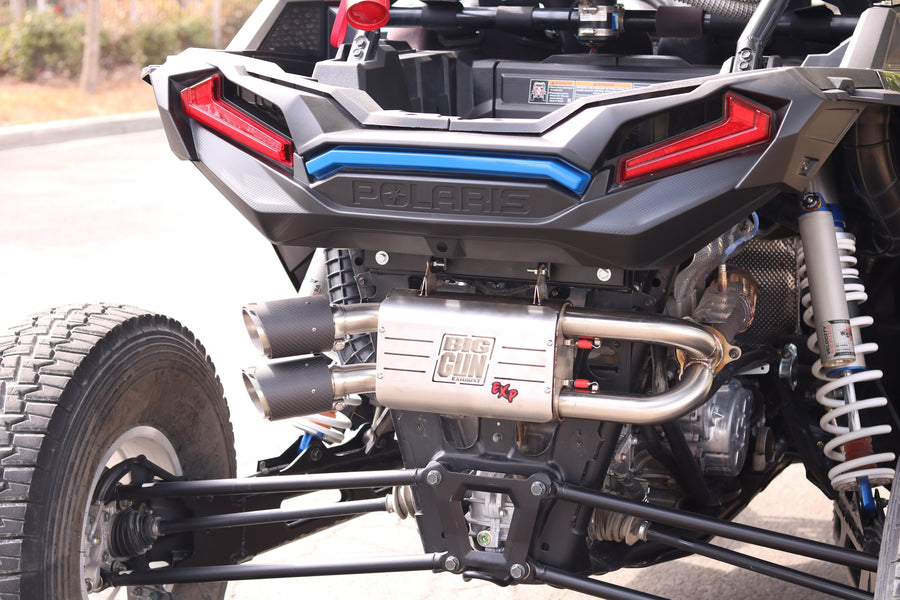 Explorer Series Polaris Dual Slip On Muffler RZR XP Turbo / Turbo S (17-24)