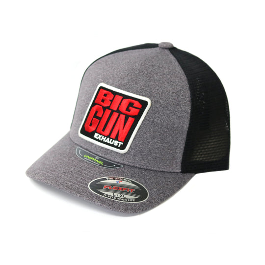 Gear - Black / Grey Flex Fit Logo Hat