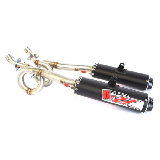 EVO U Dual Full Exhaust System - Yamaha Rhino 700 EFI (08-14)