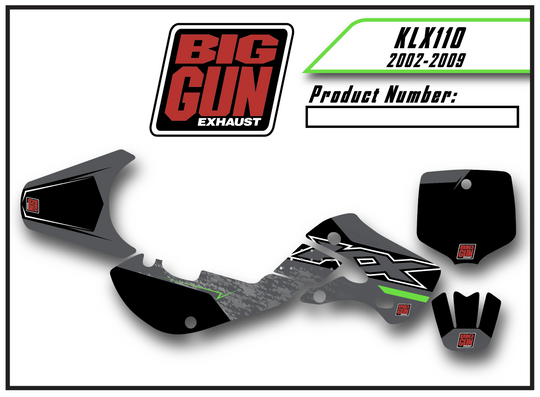 Graphics Kit - Kawasaki KLX 110 (2002-2009)