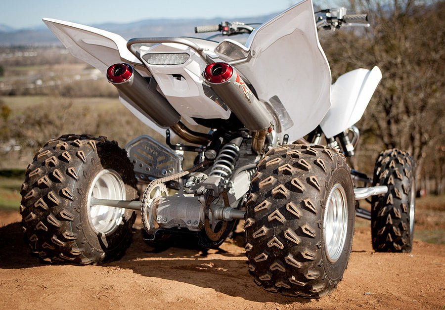 EVO R Dual Full Exhaust System - Yamaha Raptor 700 (06-14)