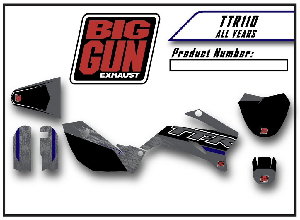 Graphics Kit - Yamaha TTR 110 (2008-2022)